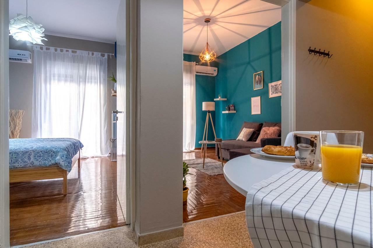 Апартаменты Colourful Apt,Airport Line,6 Min Metro,300 Mbps! Афины Экстерьер фото